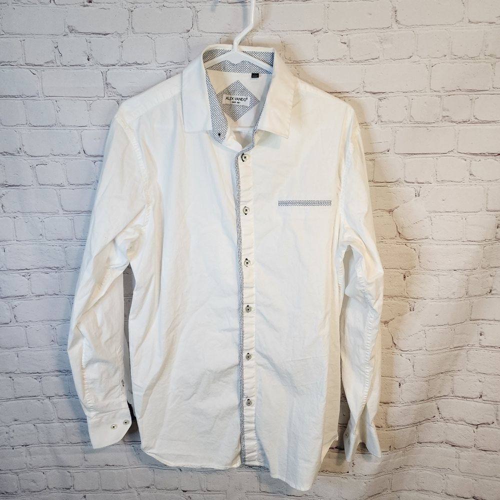 Men's Alex Vando longsleeve button-down shirt, size Large